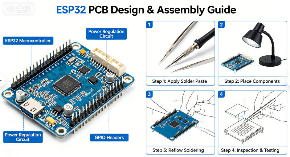 ESP32 PCB Design & Assembly: Reduce Development Time by 50% and Cut Costs by 30%-lst-iot