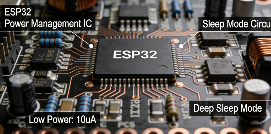 ESP32 Low Power & Sleep Mode PCB Design