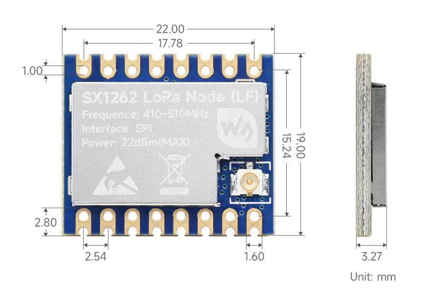 HFLoRa Long-Range Communication PCB Module-lst-iot HFLoRa Long-Range Communication PCB Module-lst-iot