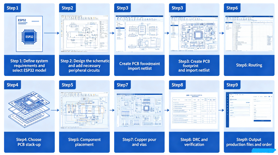 How to Design PCB for ESP32 IoT Products (Complete Engineering Workflow) -lst-iot